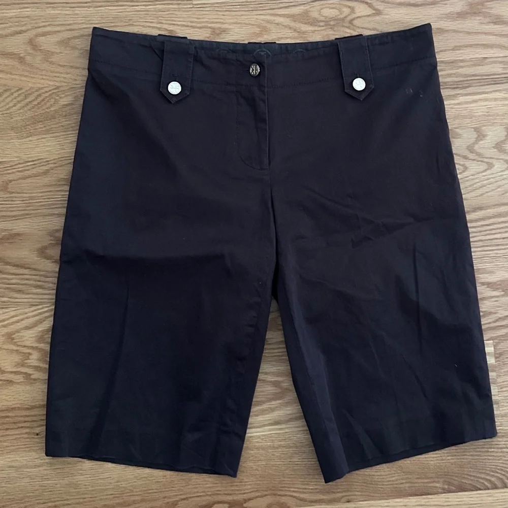 Tory Burch Brown Kinny Bermuda Shorts (6)